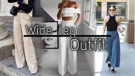 WIDELEG Para Bajitas Pantalones Anchos Outfits YouTube