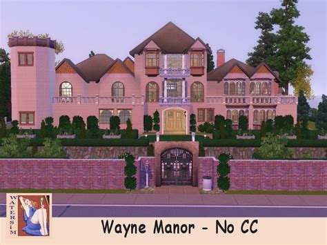 The Sims Resource - ws Wayne Manor House