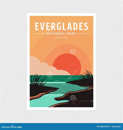 Everglades Cartoons Illustrations Vector Stock Images