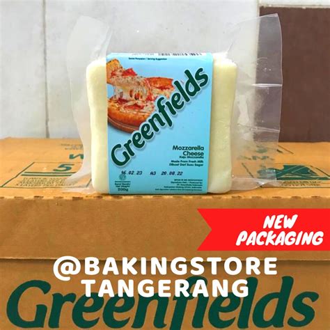 Jual Keju Mozarella Block Greenfields Gr Mozzarella Cheese