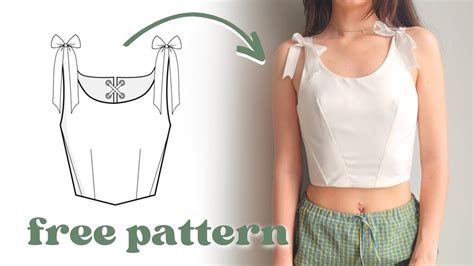 DIY Corset Top Tutorial With Free Sewing Pattern By Mood YouTube