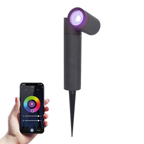 Pinero Smart Led Garden Spike Light Rgbww Wifi Bluetooth Ip