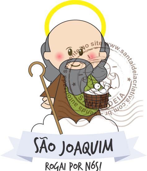 S O Joaquim Png Cole O Santinhos Png Santa Ideia Criativa