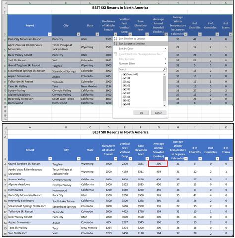 How To Create Filter And Format Tables In Excel Good Gear Guide