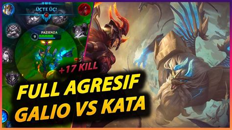 BU GALIO KİMMİŞ BÖYLE TEK ATAN GALIO VS KATARINA GAMEPLAY YouTube