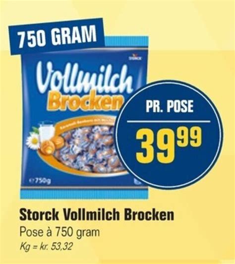 Storck Vollmilch Brocken Tilbud Hos Otto Duborg