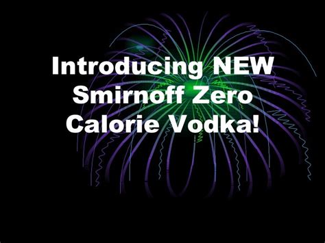 Zero Calorie Vodka
