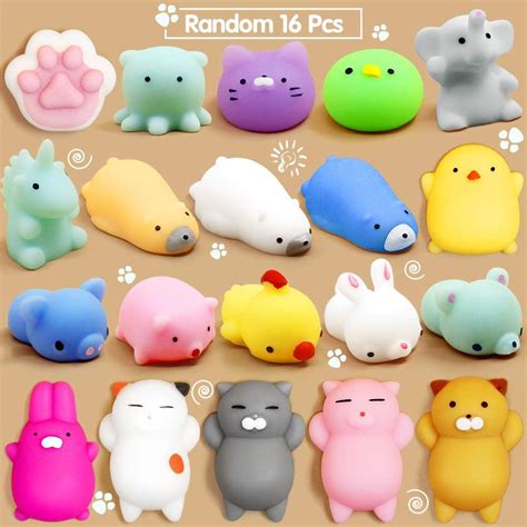 Amazon Calans Mochi Squishy Toys Pcs Mini Squishy Party Favors