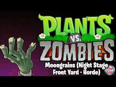 Plants Vs Zombies Soundtrack Moongrains Night Stage Front Yard