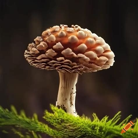 Mushroom Made Of Pine Cone