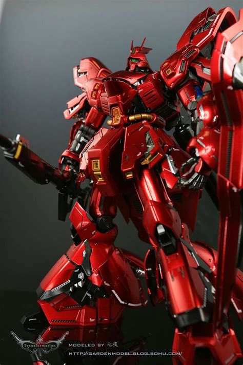 Mg Sazabi Ver Ka Metallic Color Painted Build Gundam Gundam