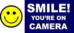 Signever Smile You Are On Camera Sign Sticker For Security Information