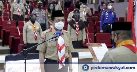 Prof Rudy Dilantik Jadi Ketua Majelis Cabang Pramuka Makassar