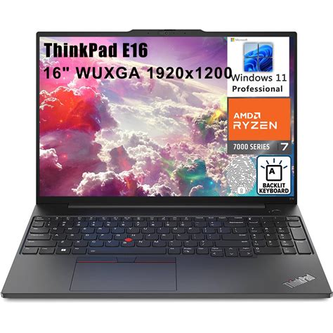 Amazon Lenovo ThinkPad E16 16 FHD Business Laptop Computer AMD