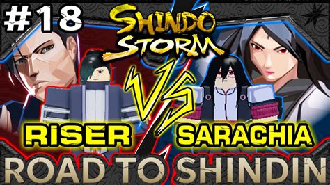 ROAD TO SHINDIN Ep 18 RISER AKUMA VS SARACHIA AKUMA SHINDO STORM