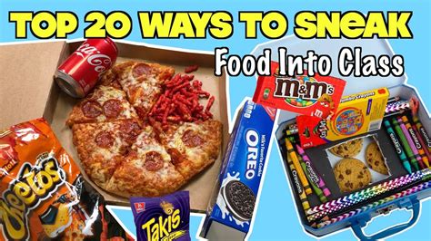 Top 20 Ways To Sneak Food And Candy Into Class Using School Supplies