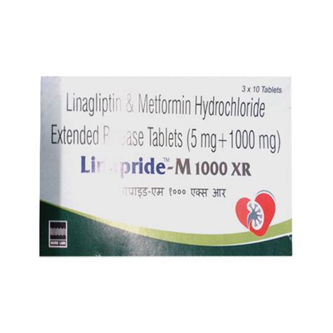 Buy Linapride M 1000 Xr Tablet 10s Online At Upto 25 Off Netmeds