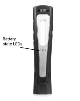 SEALEY LEDWC02 5W 3W COB LED Inspection Lamp Wireless Rechargeable