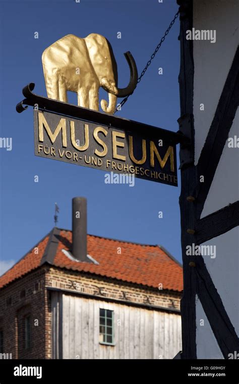 Museum of Prehistory and Early History in Balve Stock Photo - Alamy