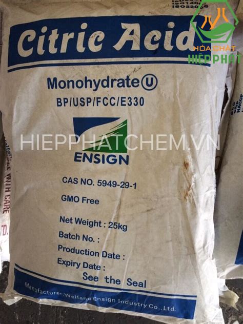 Acid Citric Monohydrate Acid Chua E330 Hóa Chất Hiệp Phát