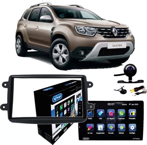 Som Carplay Android Auto Duster Sandero Kwid Em Diante