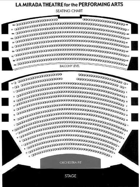 La Mirada Seating Chart