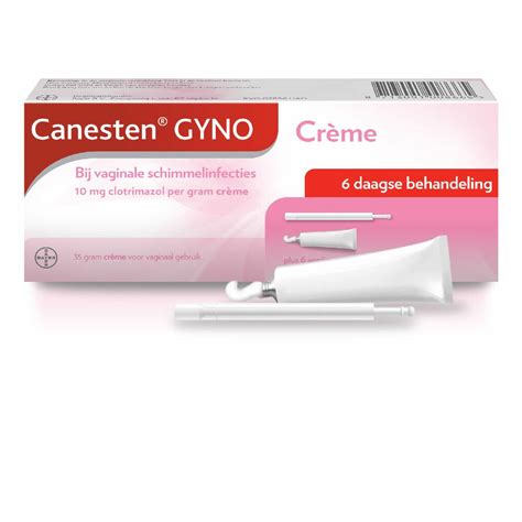 Canesten Gyno Vaginaalcreme 10mg G 6 Applicators