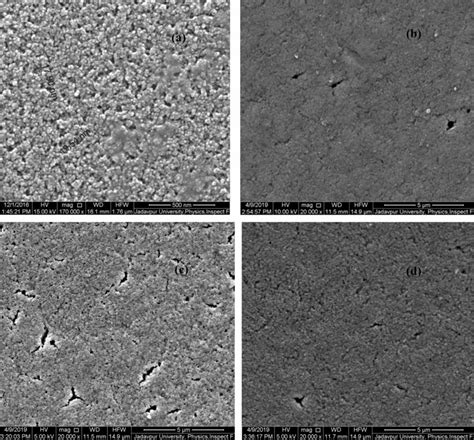 FESEM Micrographs Of A Nano Porous Layer B GOX Functionalized Nano