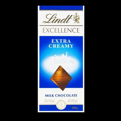 Chocolate Lindt Excellence Extra Creamy Milk Chocolate G Chocolate