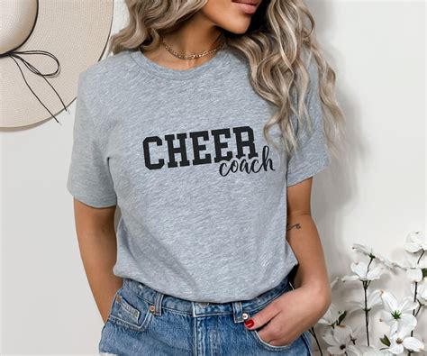 Cheer Coach Shirt, Cheer Coach Gift, Cheer Team Gift, Coach Tshirt ...