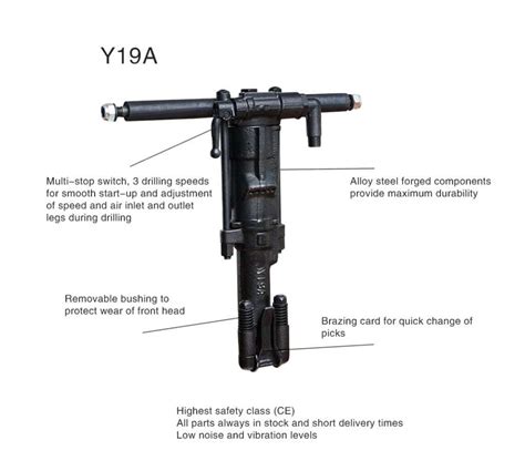 Y A Hand Held Rock Drill Mining Machinery Equipment