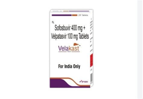 Mg Velakast Tablet Sofosbuvir Velpatasvir At Rs Bottle In