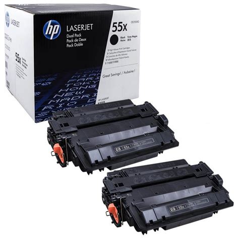 Картридж HP 55X CE255XD, черный, двойная упаковка арт. 12406 - купить в ...