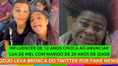 Jojo LEVA BRONCA Por Fake News Influencer De 12 Anos CHOCA Por LUA DE