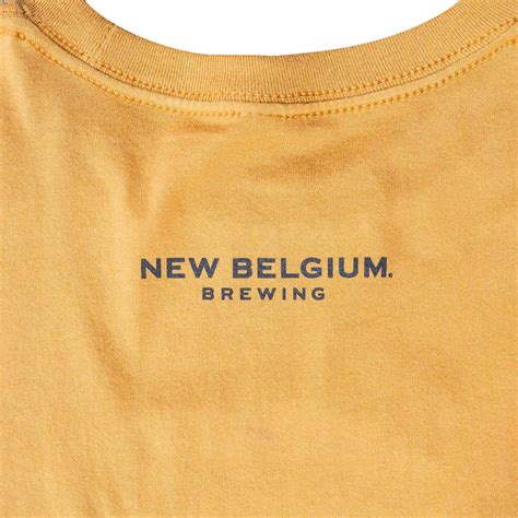 New Belgium Mustard Logo T Shirt New Belgium Brewing