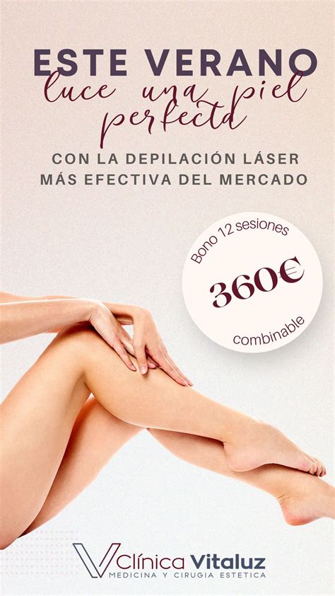 Bono Depilación Laser Combinable Clínicas Vitaluz