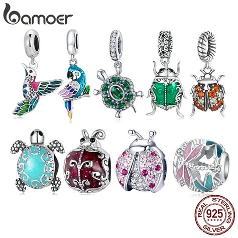 Bamoer Breloque Coccinelle En Argent Sterling Pour Bricolage