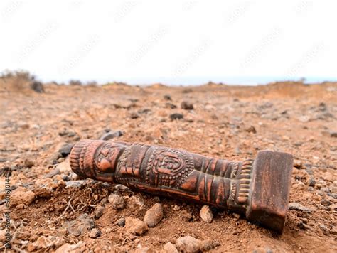 Ancient Maya Statue Stock Photo | Adobe Stock