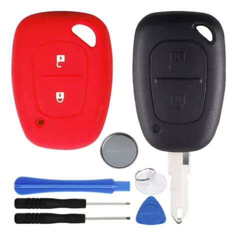 Carcasa Llave Control Renault Clio Nissan Platina Botones Env O Gratis