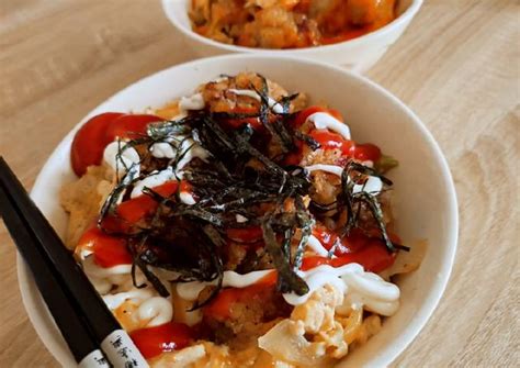 Resep Oyakodon Karaage Karaage Egg Rice Bowl Oleh Linas