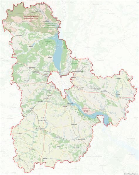 map  kiev oblast kyiv oblast ukraine thong thai real