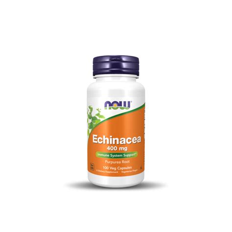 Now Echinacea Mg Immune System Support Supplement Veg