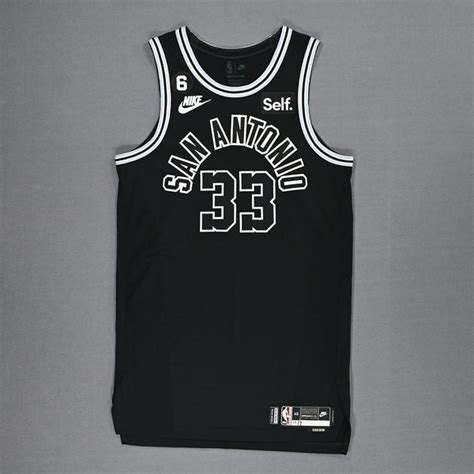 Tre Jones San Antonio Spurs Game Worn Classic Edition Jersey