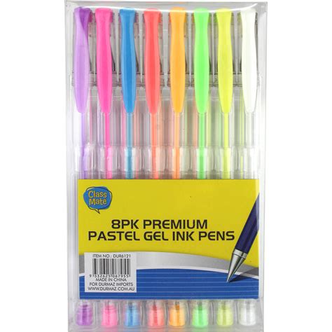 Assorted Neon Gel Ink Pens (Pack of 8) - Discount Party Supplies