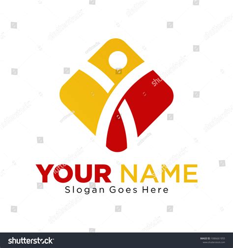 Human Logo Colorful Illustration Stock Vector (Royalty Free) 1086661955 | Shutterstock