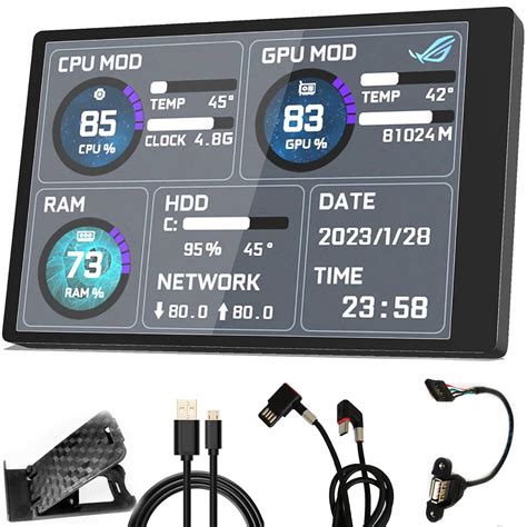 Amazon Wownova Pc Temperature Display Computer Temp Monitor Pc