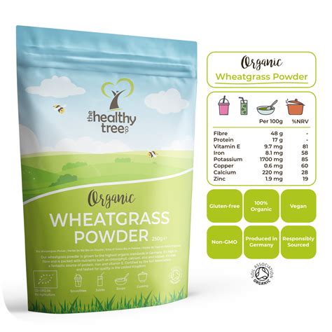 Organic Wheatgrass Powder | TheHealthyTree Company