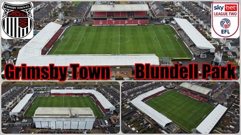 Ep Blundell Park By Drone Grimsby Town In League For The