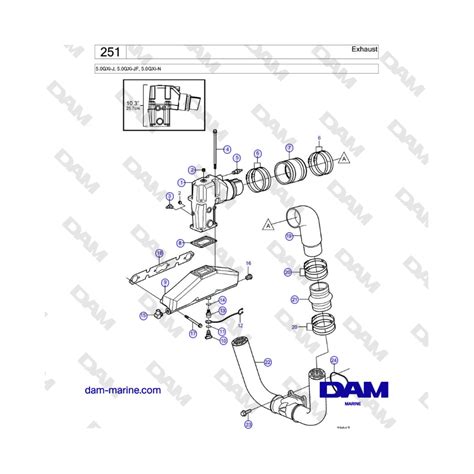 Volvo Penta 5 0GXi J 5 0GXi JF 5 0GXi N Exhaust