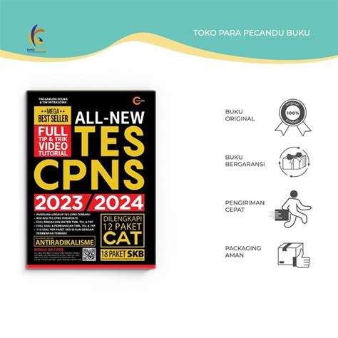 Jual Buku CPNS All New Tes CPNS 2023 2024 Tim Garuda Eduka Cmedia